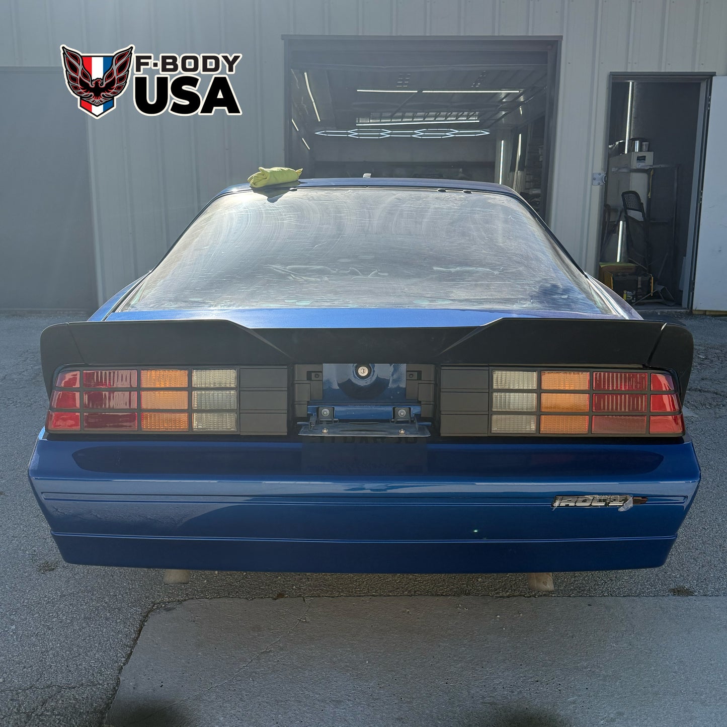1982–1992 Camaro IROC-Z Style 5" Fiberglass 3-Piece Blade Spoiler with Center Notch