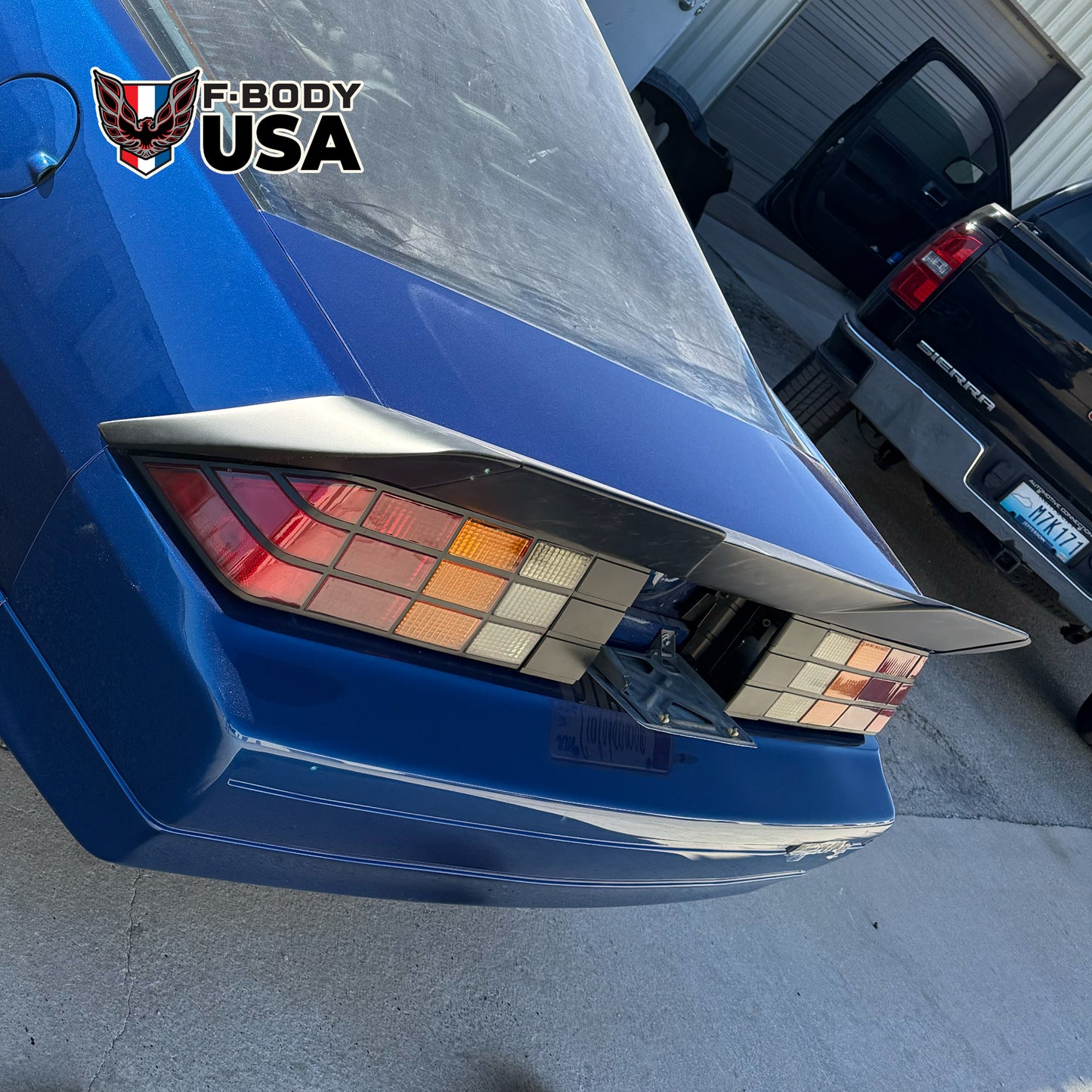 1982–1992 Camaro IROC-Z Style 5" Fiberglass 3-Piece Blade Spoiler with Center Notch